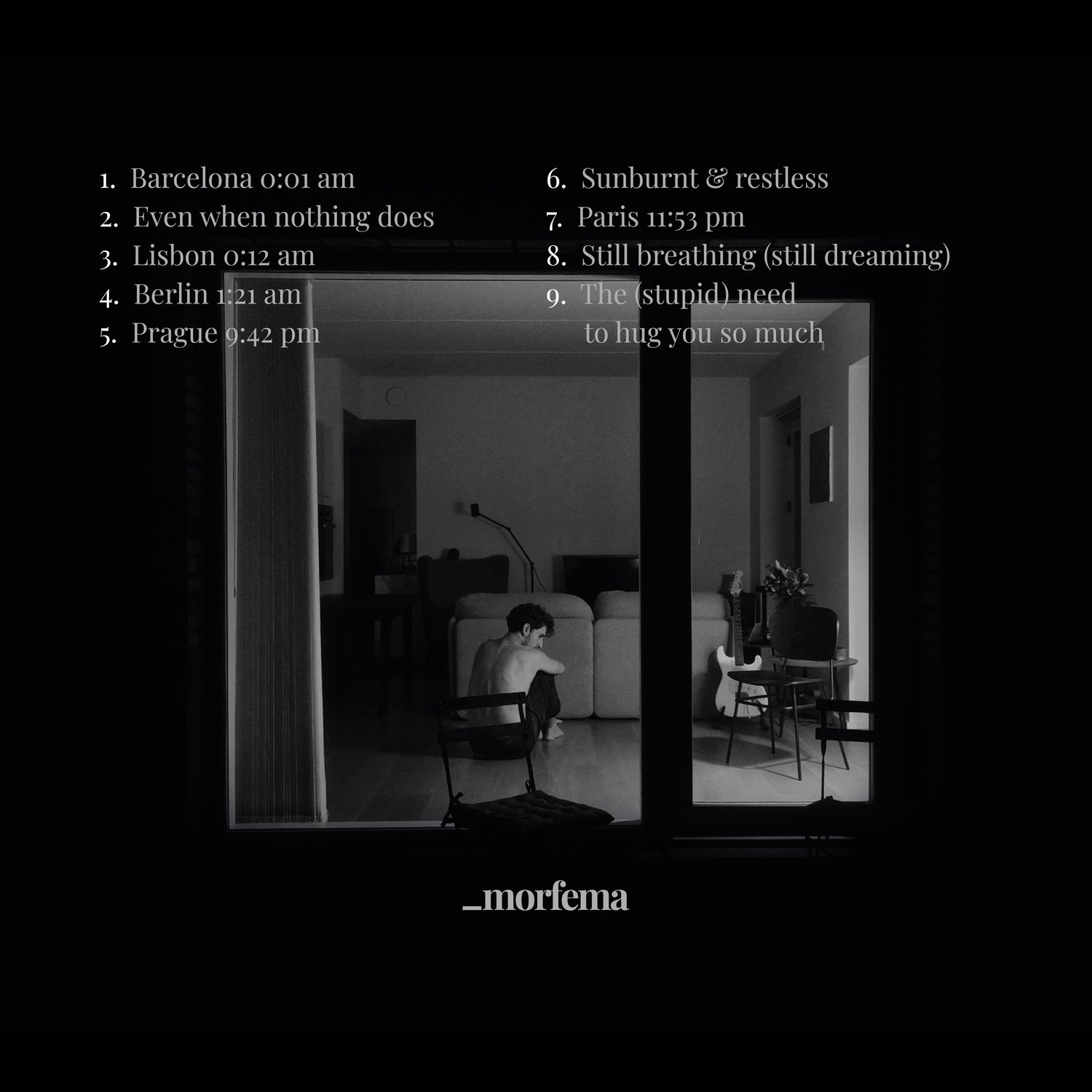 Album back / setlist art.